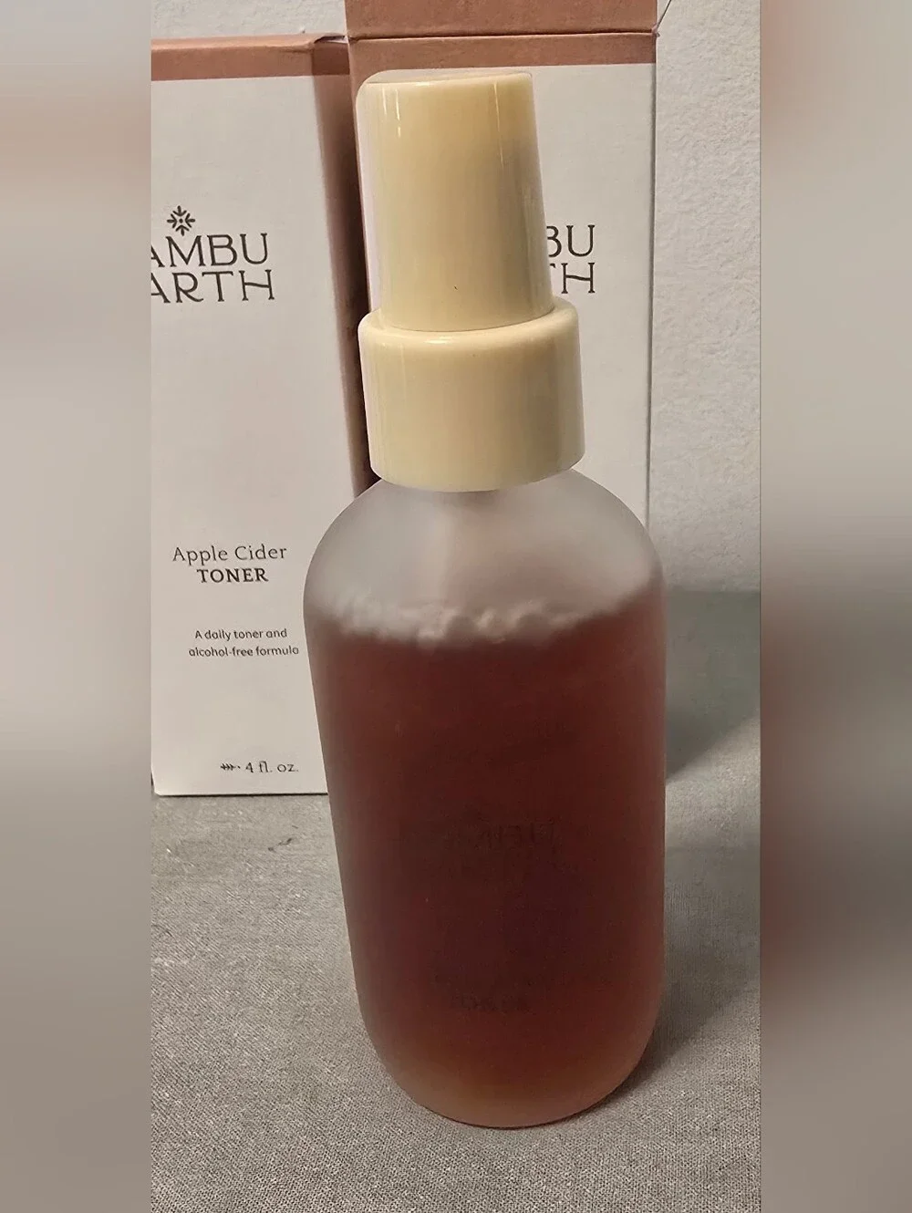 Bambu Earth Rosewater Cleanser & Apple Cider Toner - Gentle Skincare Set 4 oz